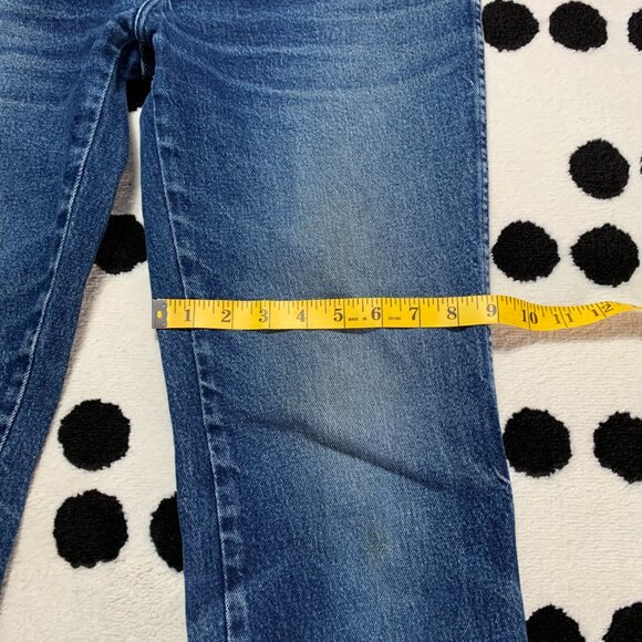 Wrangler 947STR Cowboy Cut Dark Faded Denim Bootcut Jeans - Picture 10 of 12